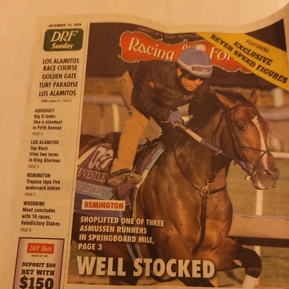 Daily  Racing Form - Picture 6 of 8